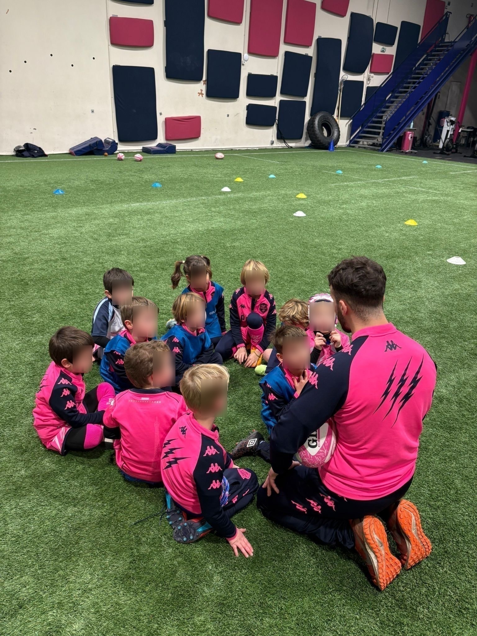 Entree dans le stade